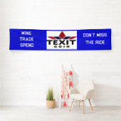 TeXit Coin Logo 2.5' x 12' Spandoek (Insitu)