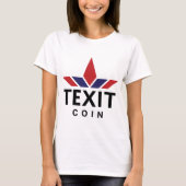 Texit Coin Official Logo and Puzzle Piece T-Shirt (Voorkant)