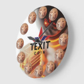 TeXit Coin OFFICIËLE Logo Tijd Grote Klok (Hoek)