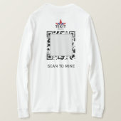 TeXit Coin Officiële Logo Wit T-shirt (Design achterkant)