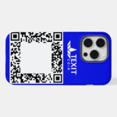 Texit Coin QR-code iPhone Hoesje (Achterkant horizontaal)