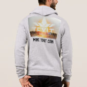 TeXit Coin Rits Pullover Mannen Kleding Grijs (Achterkant)