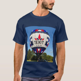 TeXit Coin Scan naar mijn ballon T-shirt