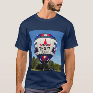 TeXit Coin Scan naar mijn ballon T-shirt