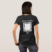 Texit Coin Scan OM QR CODE Officiële Logo T-shirt (Achterkant volledig)