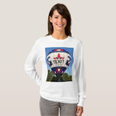 TeXit Coin Warmluchtballon QR-code T-shirt (Voorkant volledig)