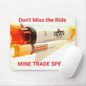 TeXit Mine Besteed Trade Rocketship Muismat (Met muis)