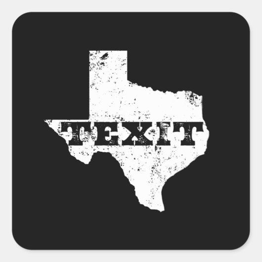 Texit - Nation of Texas - Texans for Secession Vierkante Sticker (Voorkant)