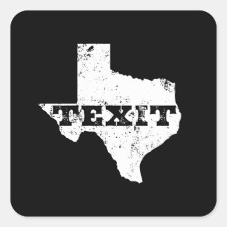 Texit - Nation of Texas - Texans for Secession Vierkante Sticker
