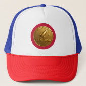 TexitCoin Official Logo On Back Coin on Front Trucker Pet (Voorkant)