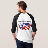 TexitCoin Official Wide Logo Puzzle Pieces on Back T-shirt (Achterkant volledig)