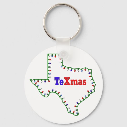 TeXmas lampjes Sleutelhanger (Voorkant)