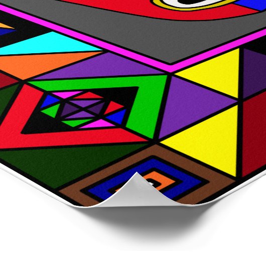 TexMex Luchador Poster (Hoek)