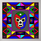 TexMex Luchador Poster (Voorkant)