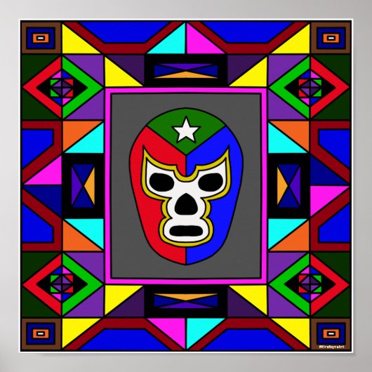TexMex Luchador Poster (Voorkant)
