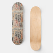 TEXt AI-mode Persoonlijk Skateboard (Voorkant)