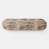 TEXt AI-mode Persoonlijk Skateboard (Horizontaal)