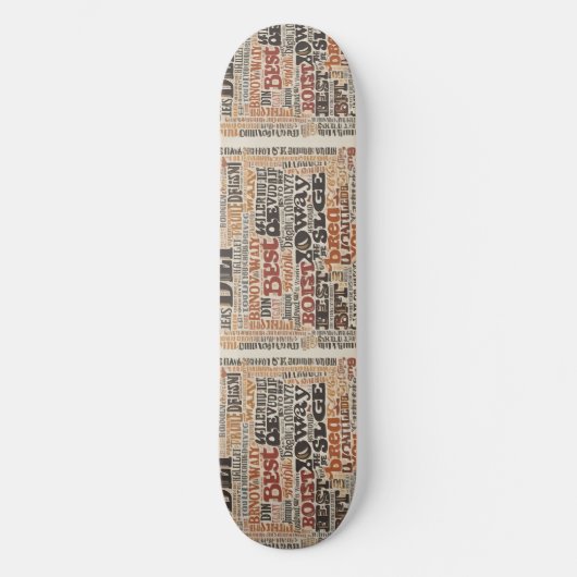 TEXt AI-mode Persoonlijk Skateboard (Voorkant)