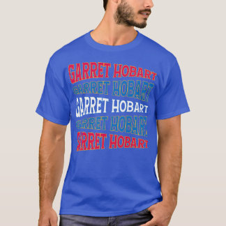 TEXT ART USA GARRET HOBART T-SHIRT