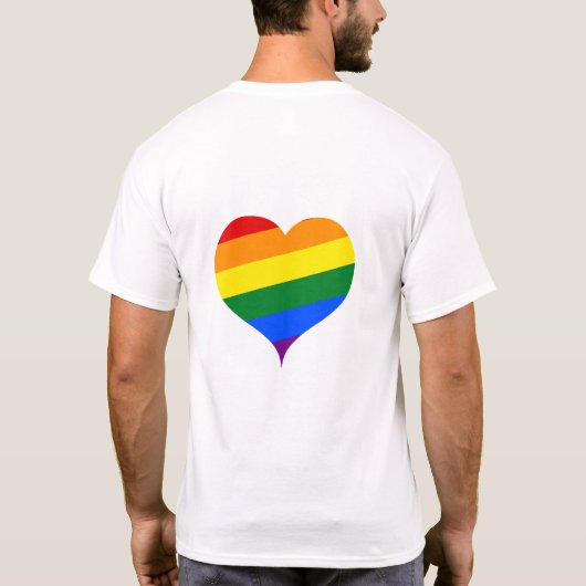 Text Design LGBT T-Shirt (Achterkant)