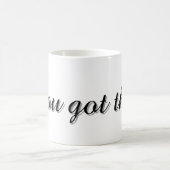 Text Design Mug Koffiemok (Center)
