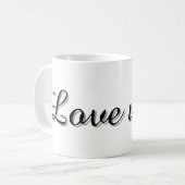 Text Design Mug Koffiemok (Voorkant links)