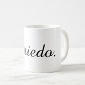 Text Design Mug Koffiemok (Voorkant rechts)