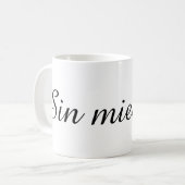 Text Design Mug Koffiemok (Voorkant links)