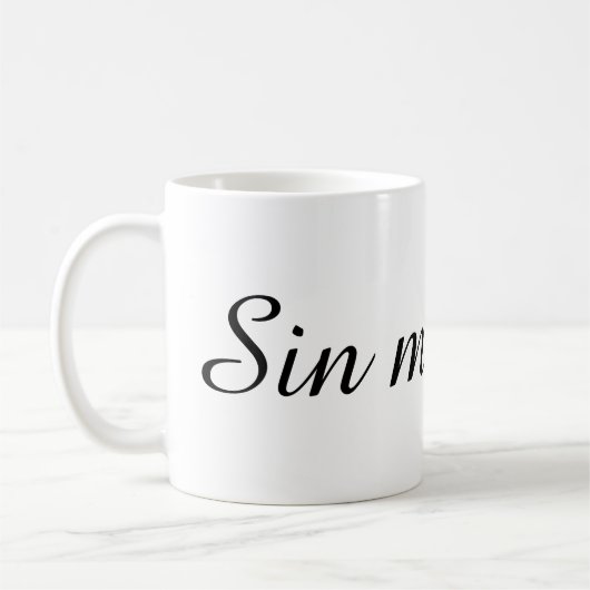 Text Design Mug Koffiemok (Links)