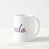 Text Design Mug Koffiemok (Voorkant rechts)
