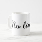 Text Design Mug Koffiemok (Voorkant links)