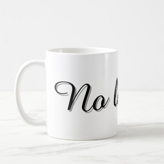 Text Design Mug Koffiemok (Links)