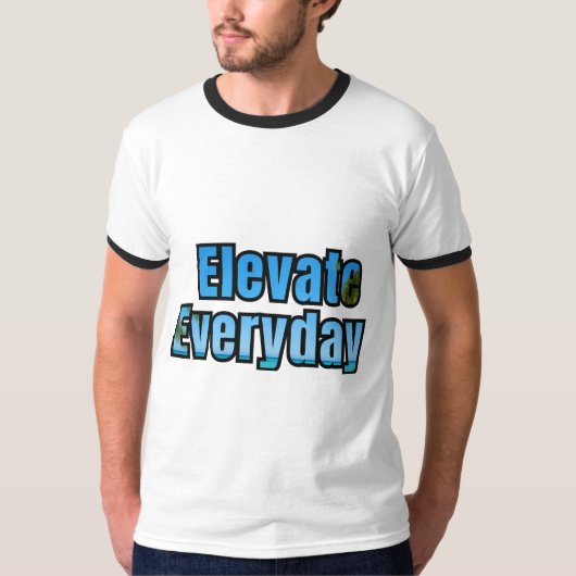 TEXT DESIGNER T SHIRT (Voorkant)