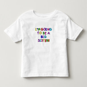 Text Future Big Sister Kinder Shirts