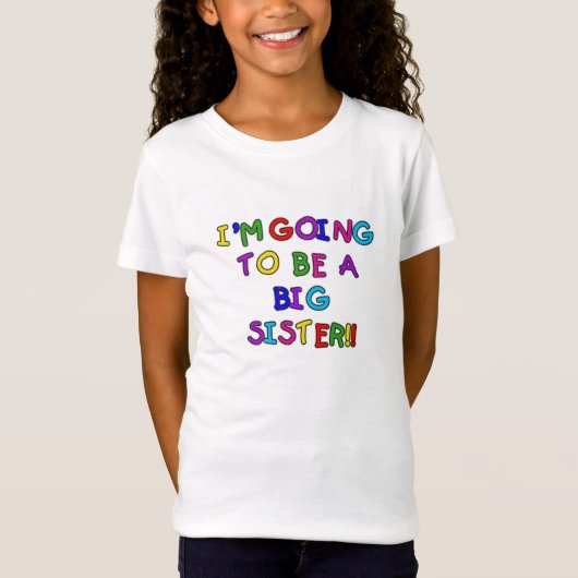 Text Future Big Sister T-shirt (Voorkant)