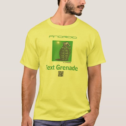 Text Grenade App T-shirt (Voorkant)