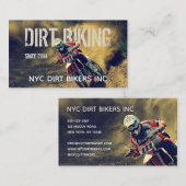 Text Integrated Dirt Bike Photo Visitekaartje (Voorkant / Achterkant)