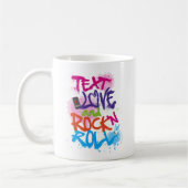 Text, Love & Rock'n Roll Koffiemok (Links)