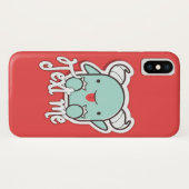 Text Me Hoesje-Mate Barely Daar iPhone X Hoesje (Achterkant (horizontaal))