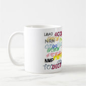 Text Messing Lingo Coffee Cup Koffiemok (Links)