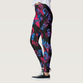 Text Mode Girl Sport Leggings (Links)