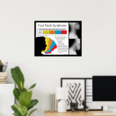 Text Neck Syndrome Chiropractic in Metric kg's Poster (Thuiskantoor)