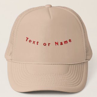 Text or Name Classic Modern Elegant Stylish Khaki Trucker Pet