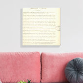Text Page Caroline County Canvas Afdruk (Insitu (Woonkamer))