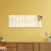 Text Page Chicago Milwaukee en St Paul Railway Canvas Afdruk (Insitu (Woonkamer))