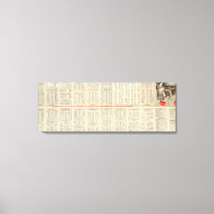 Text Page Chicago Milwaukee en St Paul Railway Canvas Afdruk