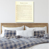 Text Page Harford County Canvas Afdruk (Insitu (Slaapkamer))