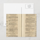 Text Page New World Atlas Briefkaart (Voorkant / Achterkant)