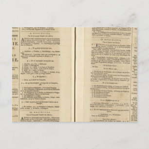 Text Page New World Atlas Briefkaart