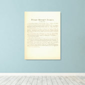 Text Page Prince George's County Canvas Afdruk (Insitu (Houten vloer))